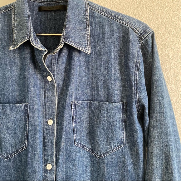 Jenni Kayne O’Keefe Denim Button Down Shirt Small - Picture 4 of 8